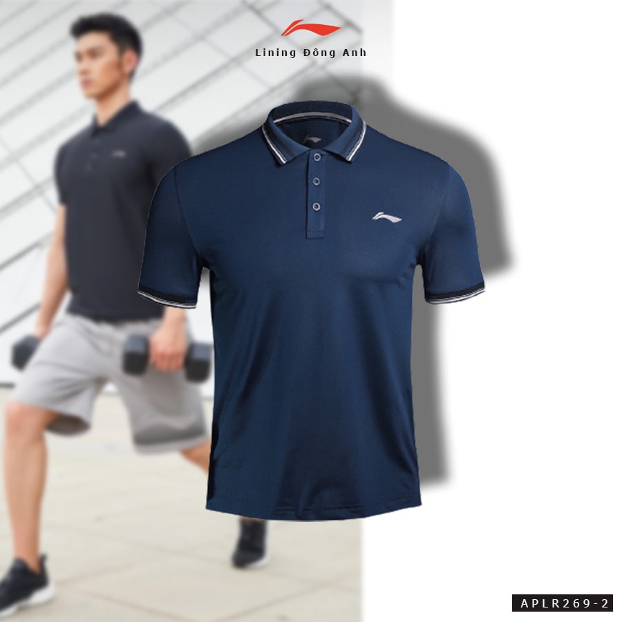 Áo thun polo cộc tay nam lining cao cấp hàng chính hãng