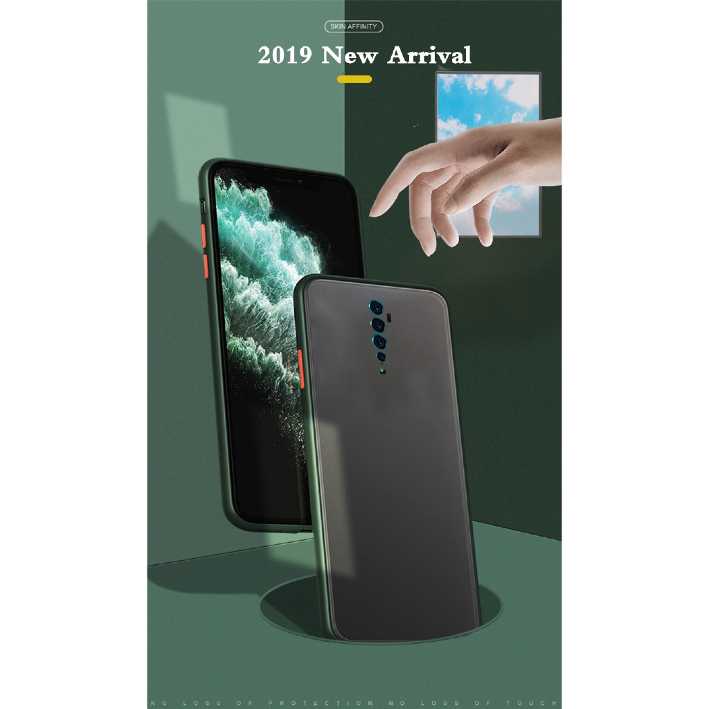 OPPO Reno 2Z 2F Reno 2 Z 10X Zoom Ốp điện thoại PC cứng + khung mềm trong suốt cho | BigBuy360 - bigbuy360.vn