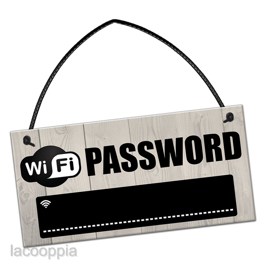 Wifi password Rustic Wooden Sign Plaque Pub Shop Cafe Hotel Wifi Chalkboard