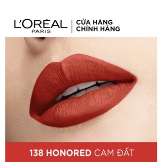 Son môi cao cấp Maybelline không lem không trôi màu cam đất loreal 138 7ml