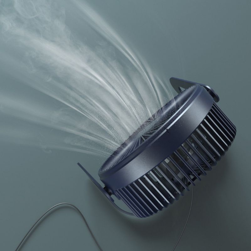 Quạt Làm Mát 2 Tốc Độ USB Xoay 360 Độ Siêu Bền Dùng Cho Thanh Thiếu Niên / Trẻ Em / Người Lớn° Quạt Xoay Tròn 5 / 6 / 8in 5 / 8 Inch