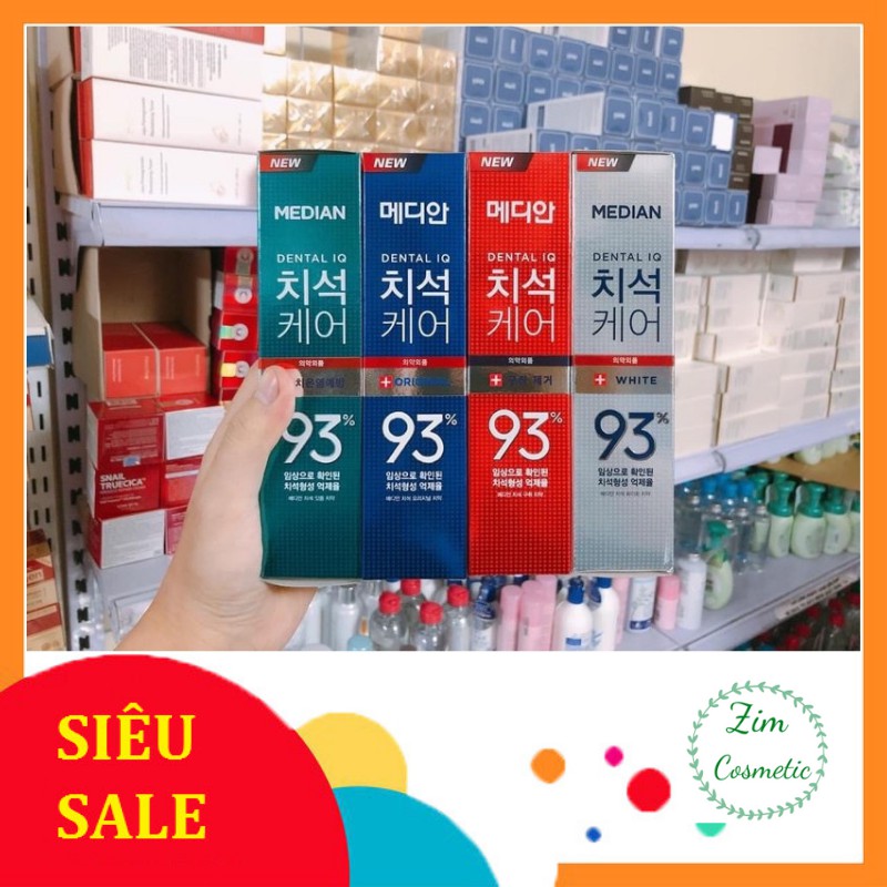 Kem Đánh Trắng Răng MEDIAN 93% Tooth Paste 120gr