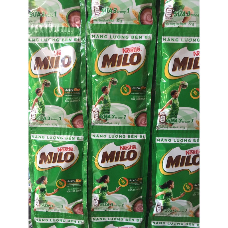 Milo dây 10 gói x 22gr