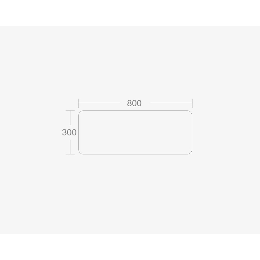 Tấm lót chuột chơi game MIIIW cỡ lớn màu đen bằng cao su sử dụng tại nhà/văn phòng