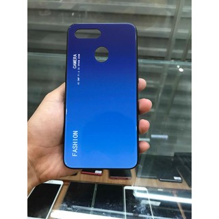 Ốp Lưng Chống Sốc Glass Case Fashion OPPO A7