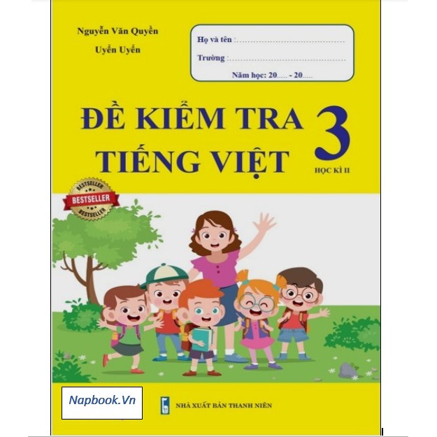 Sách - Đề Kiểm Tra Tiếng Việt 3 - Học Kì 2 (1 cuốn)