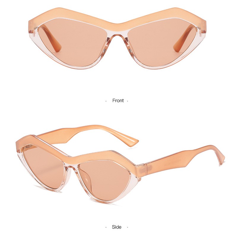 Kính mát mắt mèo phong cách Hip hop cổ điển thời trang cho nữ