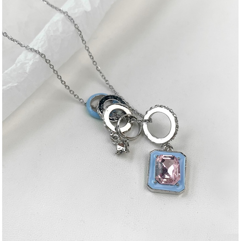 Vòng cổ Hình Kẹo Màu Cầu Vồng Phong Cách Harajuku Mới