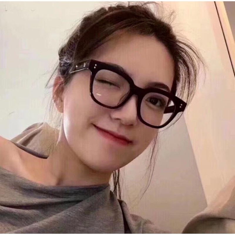 (AIMURUSI) COD Mắt Kính Chống Tia Sáng Xanh Gọng Lớn Phong Cách Cổ Điển Thời Trang Unisex