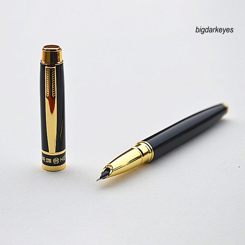 Bút Máy Viết Chữ Mượt Bằng Kim Loại Kèm Hộp Đựng Cho Văn Phòng