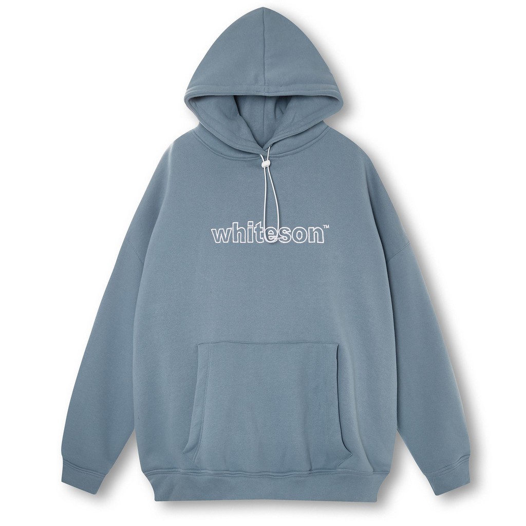 [Mã SKAMA06 giảm 8% TỐI ĐA 50K đơn250K] HOODIE "LOGO SS20" DOUBLE LABEL PEARL BLUE