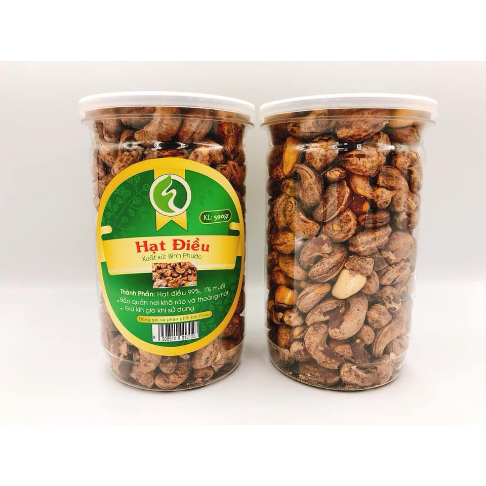 Hạt điều còn vỏ lụa Bình Phước size cồ (175k / hộp 500g)