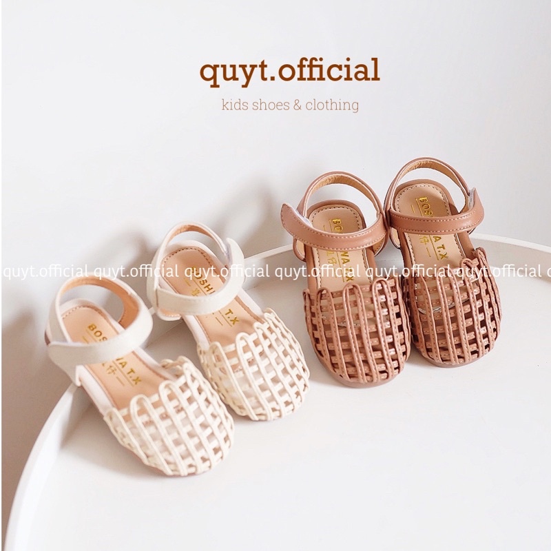 [Có sẵn/Size 21-30]- Sandal lưới nhỏ style hàn quốc tiệm nhà Quýt