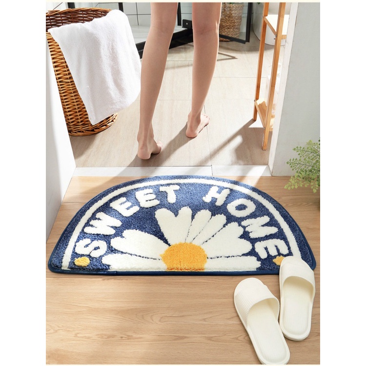 Thảm Chống Trượt Hình Oval 45*75