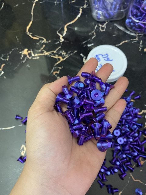 Ốc GR5 dù dẹp 6li15 gắn Đĩa Xe Vario2018/2019, gắn Lòng đĩa KTM 260mm