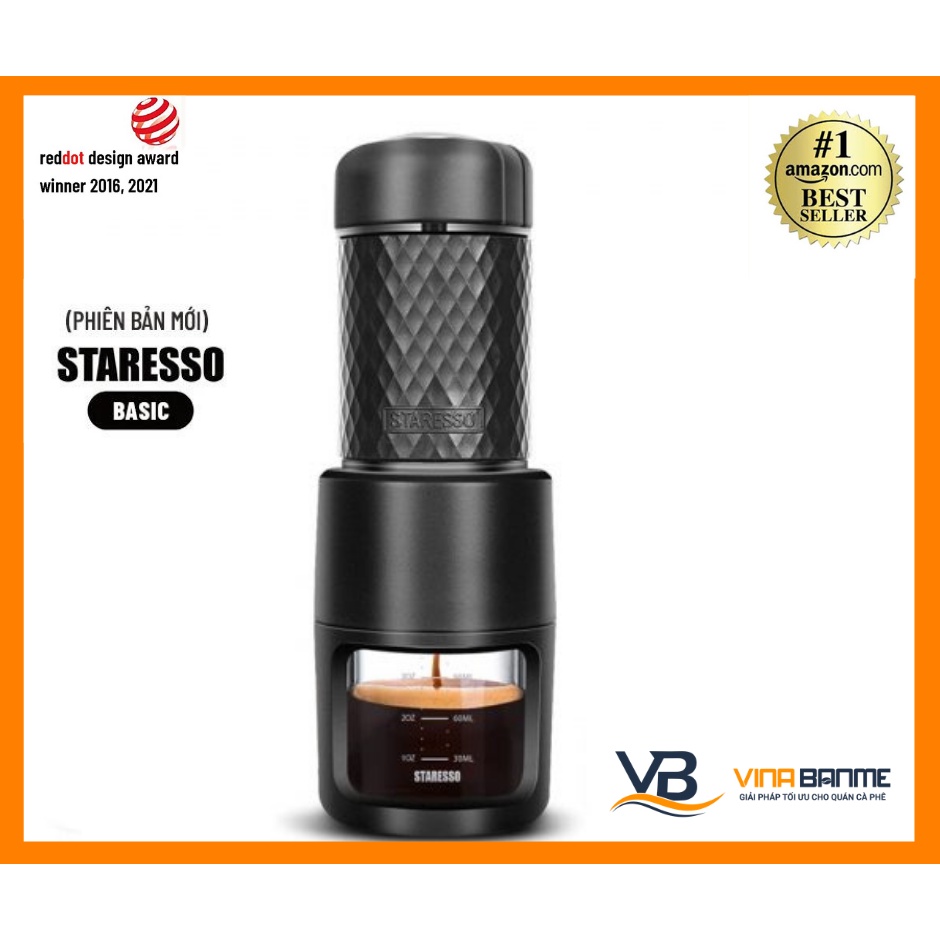 STARESSO BASIC - Bản mới 2023 | deal sốc MUA kèm tamper nén và vong đong