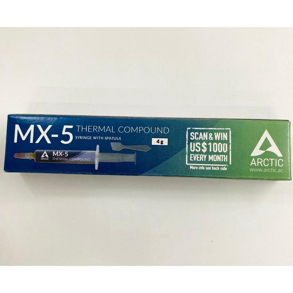 Keo tản nhiệt Arctic MX5 - 2g, 4g, 8g, 20g, - Mẫu mới MX-5 hiệu năng
