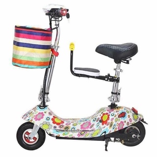 Xe điện Mini E-Scooter cá heo 24V gấp gọn chạy điện