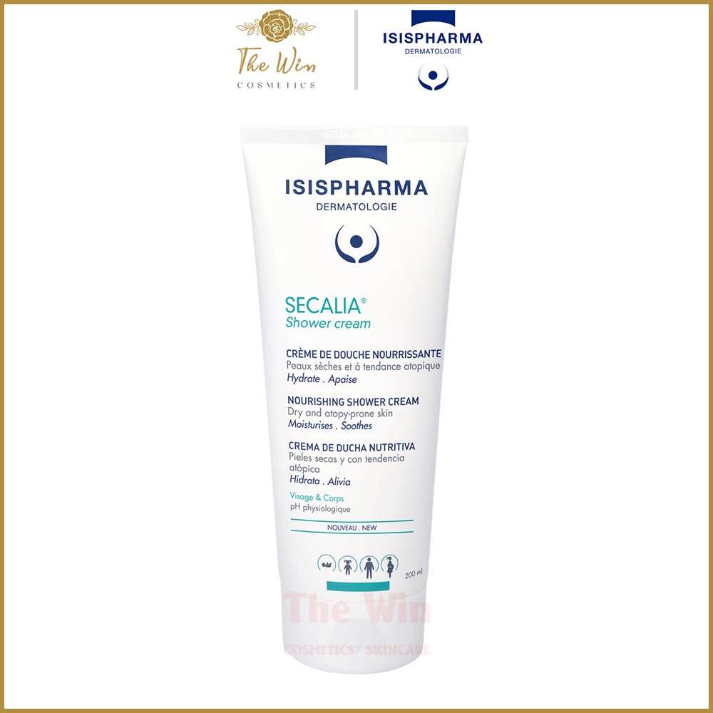 Sữa tắm cho da khô, da kích ứng, chàm ISIS Pharma Secalia Shower Cream 200ml & 400ml