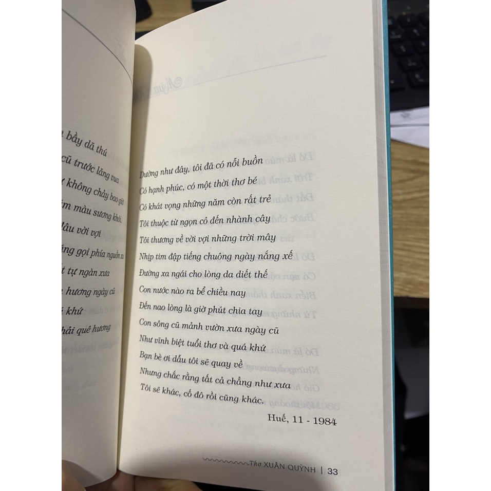 Sách - Thơ xuân quỳnh ( Huy Hoàng ) - Tặng kèm bookmark
