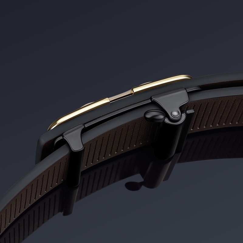 Thắt lưng Nam thời trang - da bò, mặt kim loại cao cấp nhập khẩu chính hãng WilliamPOLO 20257 - Bảo hành 12 tháng