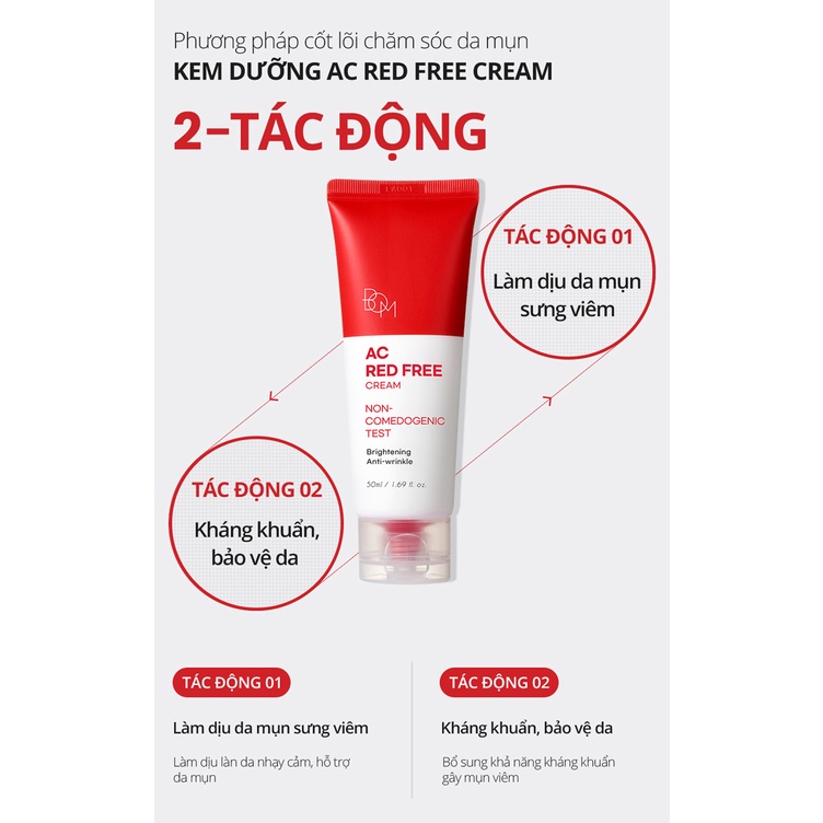 Kem Dưỡng B.O.M Sáng Da Ngừa Mụn 50ml Hasaki Sản phẩm chính hãng
