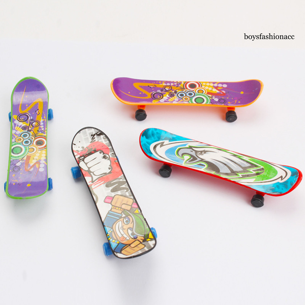 BF-JD 5Pcs Fingerboard Smooth Sturdy Plastic Finger Skate Scooter for Gift