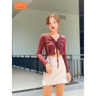Áo Cardigan Croptop dây buộc sexy