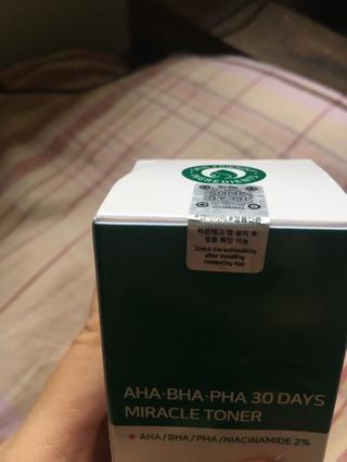 AHA-BHA-PHA 30 DAYS MIRACLE TONER