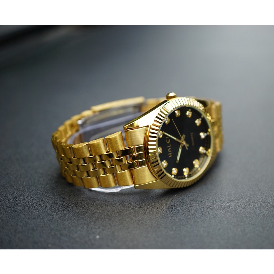 [Giá Xả Kho 50% đơn 0đ] Đồng Hồ Nam Mặt Tròn Halei Dây Thép Chống Gỉ Chống Xước Đồng Hồ Kim Chống Nước | BigBuy360 - bigbuy360.vn