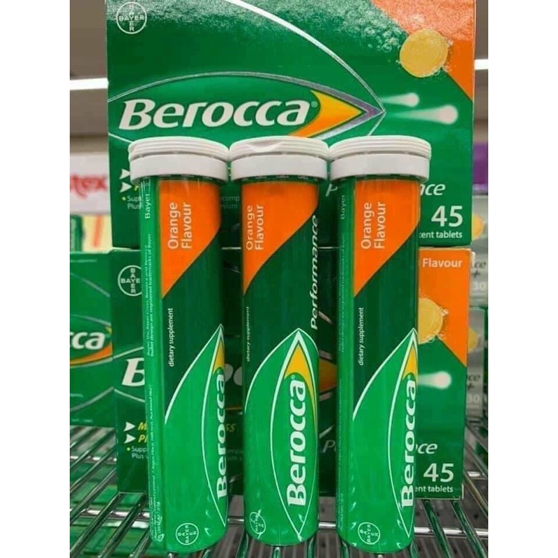 Viên sủi Berocca Úc - 45 viên