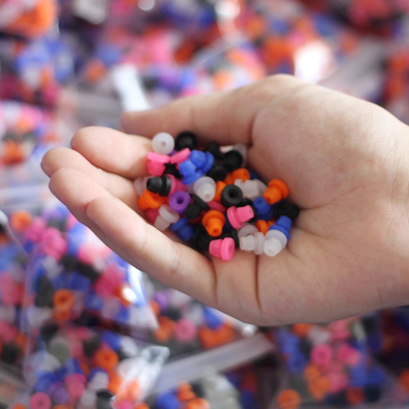 Set 100 Đệm Kim Xăm Hình Chữ T Bằng Silicon Mềm Nhập Khẩu