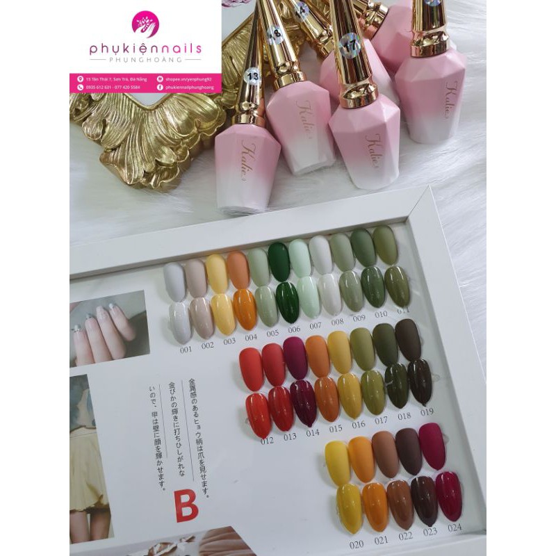 Set Sơn Gel Kalie 24 Màu Tông Màu Hót Nhất Năm
