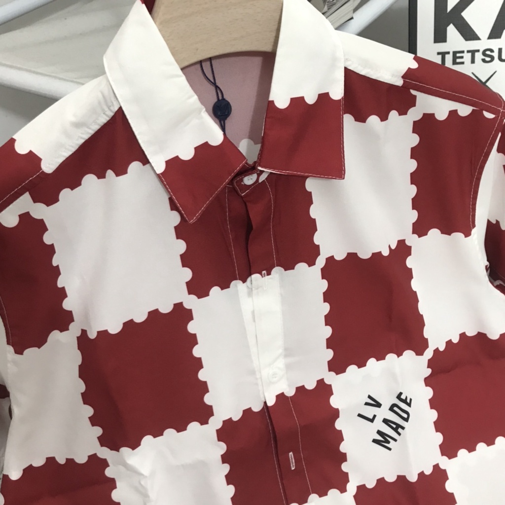 Áo Shirts Louis Vuitton BabyRed  FW22