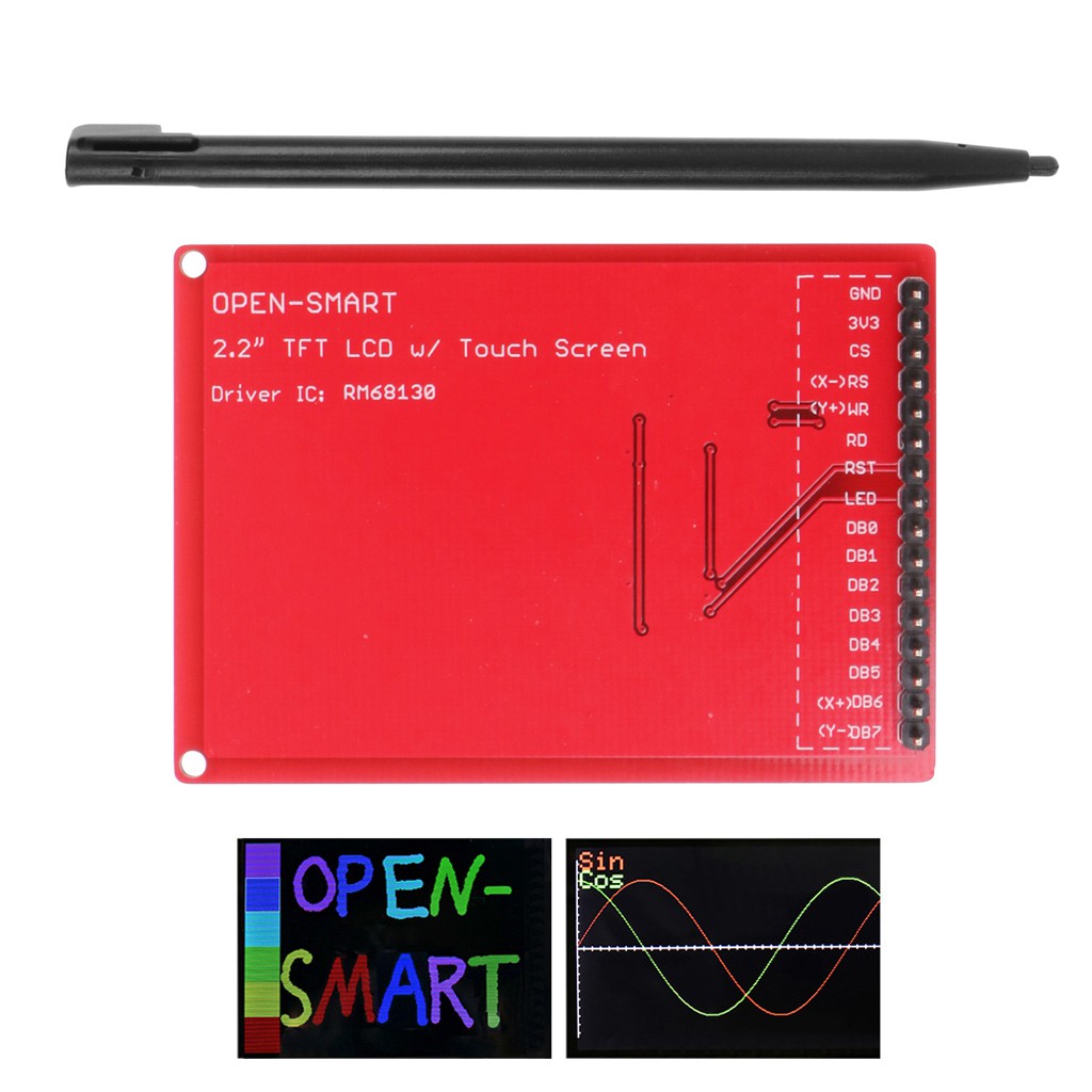 Mô Đun Màn Hình Cảm Ứng Lcd 2.2 "Tft Cho Arduino