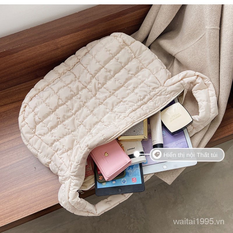 Túi Đeo Chéo Cỡ Lớn Bằng Cotton Thời Trang Cho Nữ