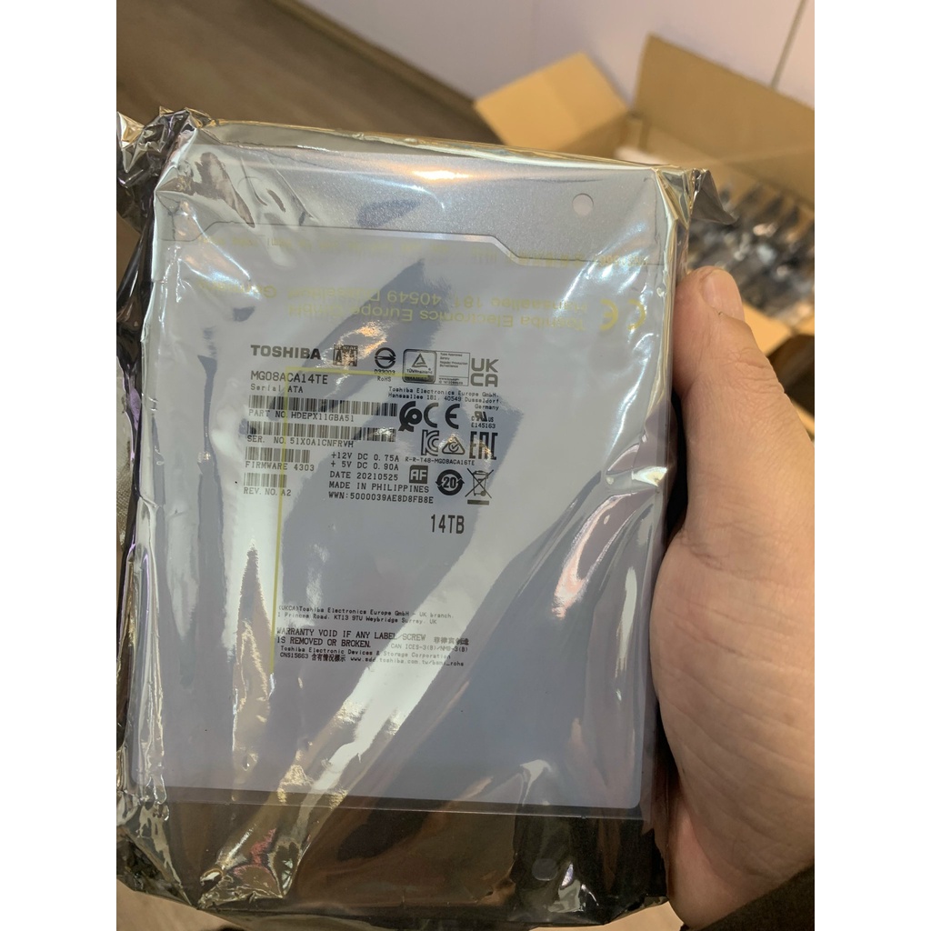 Ổ cứng HDD Toshiba 6TB / 8TB / 14TB / 16TB / 18TB - Enterprise 7200RPM 3.5inch SATA3
