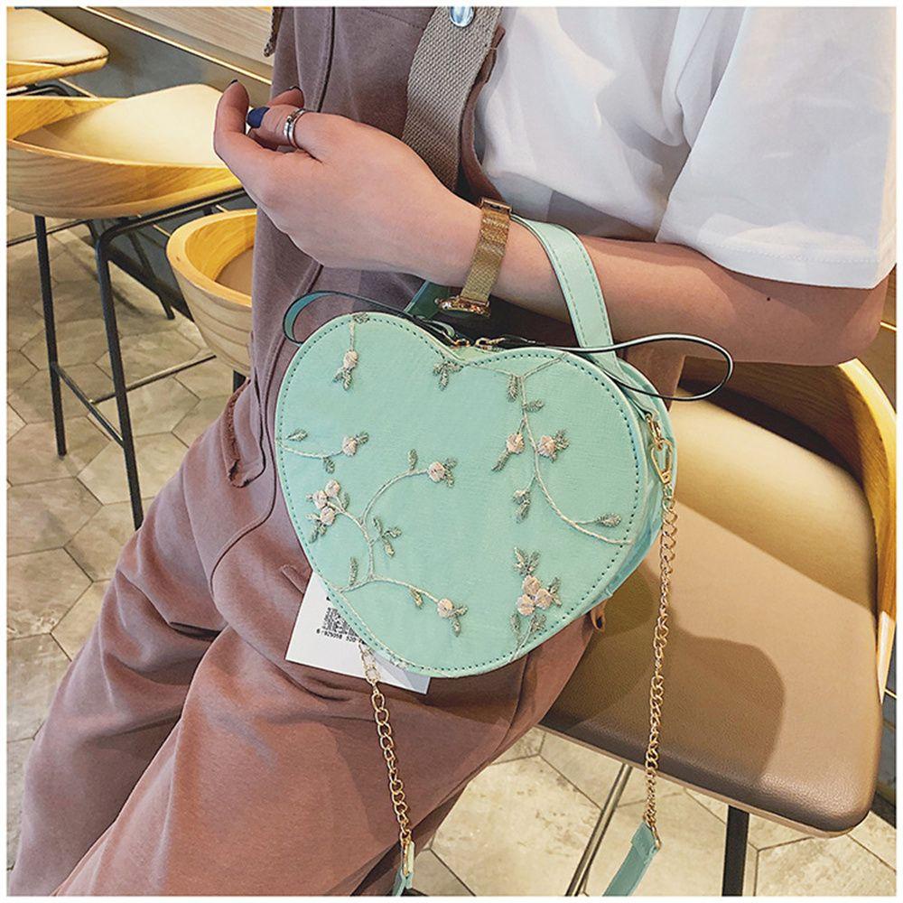 WATTLE Túi Đeo ChéO Da PU HìNh TráI Tim Xinh XắN
