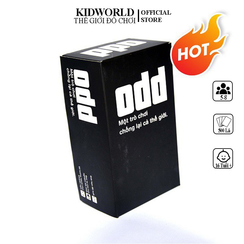 Bài ODD Tiếng Việt, Trò Chơi Board Game Siêu Bựa 500 Thẻ Bài