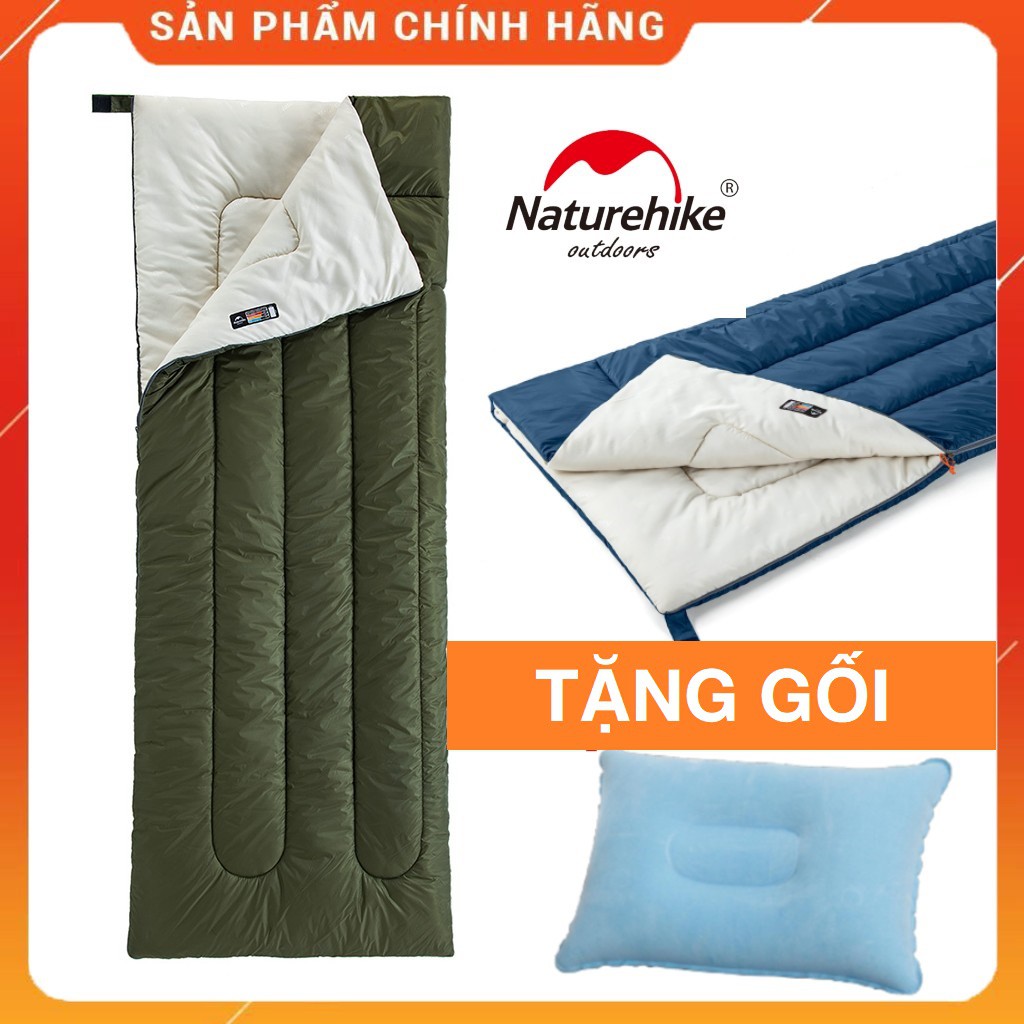 TẶNG GỐI Túi Ngủ Naturehike NH19S015-D H150 Gọn Nhẹ, Chống Nước