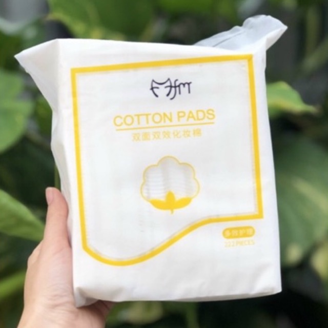 Bông Tẩy Trang 3 lớp Cotton Pads Túi 222 Miếng