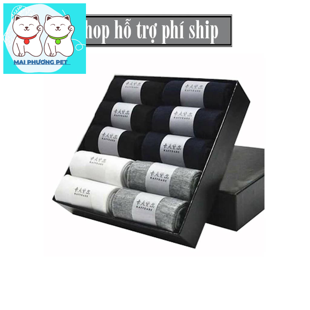 Hỗ trợ ship-Combo 10 đôi tất nam nữ cổ cao chống hôi chân k gây hại cho da