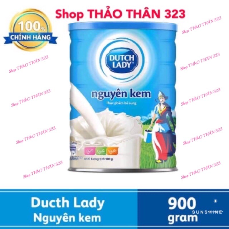 Sữa Bột Nguyên Kem Cô Gái Hà Lan 🇳🇱 Dutch Lady Lon 900gram