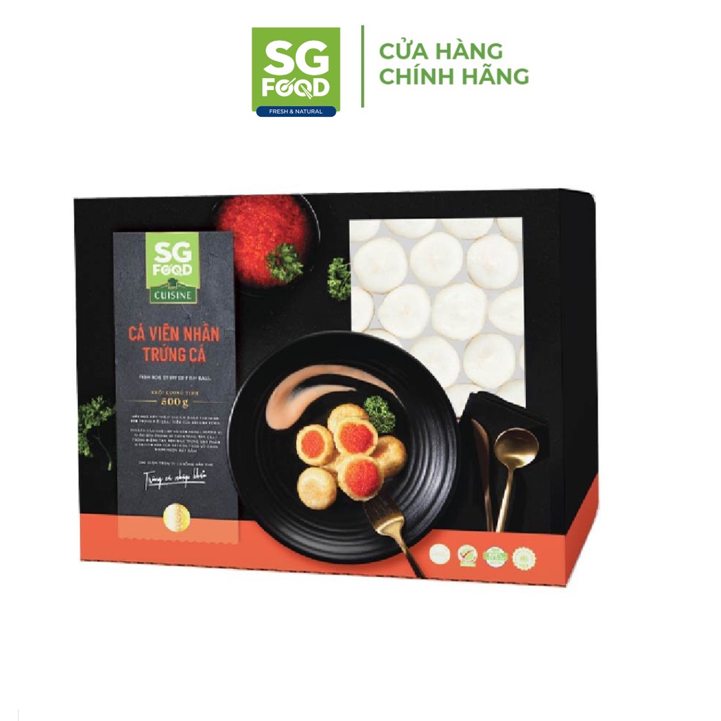 Cá Viên Nhân Trứng Cá SG Food 500G