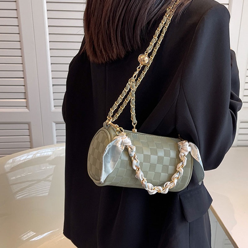 Túi Đeo Chéo Dây Xích Phong Cách Retro niche Dành Cho Nữ