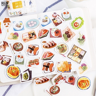 46 Miếng Dán Trang Trí Hình Đồ Ăn Dễ Thương