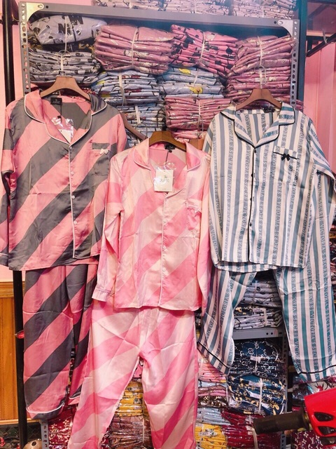 Đồ Bộ Pijama FREESHIP Đồ Ngủ Pizama Nữ Bộ Lụa Satin Dài Tay Chất Đẹp, Siêu Sang Chảnh