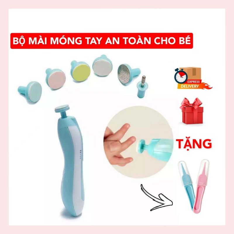 Bộ mài móng tay 7 chi tiết an toàn cho bé E3