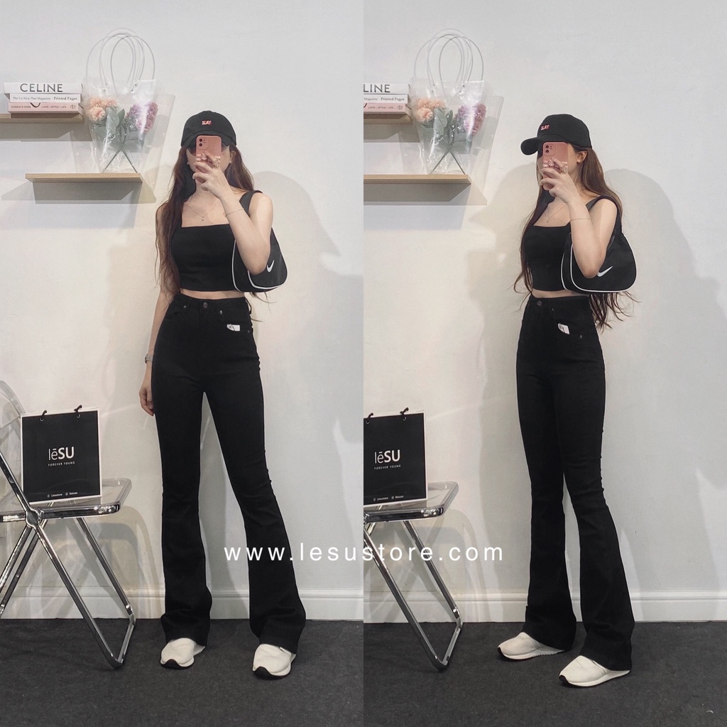 ẢNH TỰ CHỤP Áo croptop dây cổ vuông