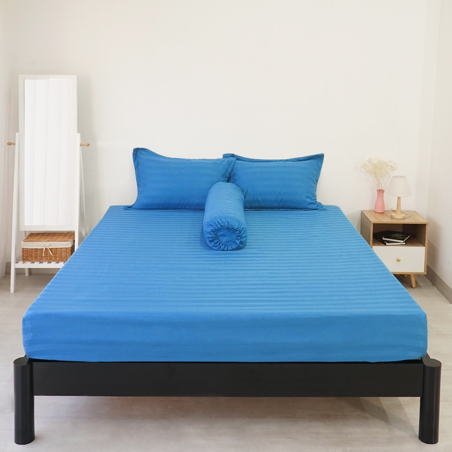 Bộ Chăn Ga Gối Mền Khách Sạn Thuần Việt Cao Cấp S16 - Drap Mền (Chăn) Mỏng Mịn, Chất Vải Mát Mẻ